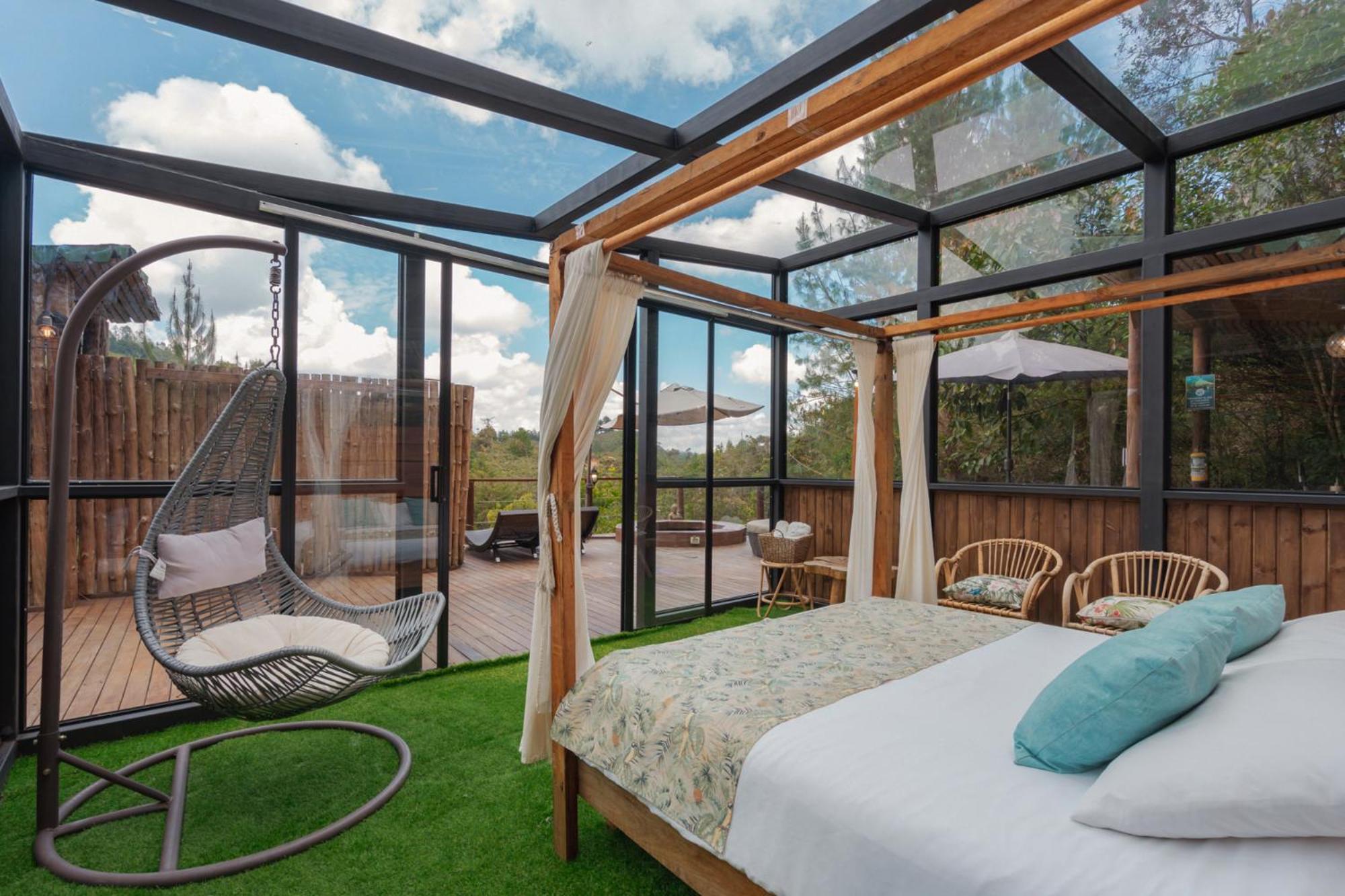 Bubblesky Glamping 40 Min From Medellin Hotel Retiro Kültér fotó